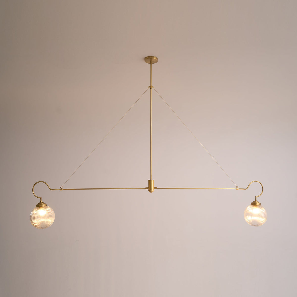 Vavenia Lustre Laiton Verre Moderne Minimaliste