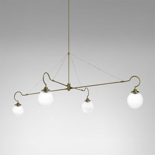 Vavenia Lustre Laiton Verre Moderne Minimaliste