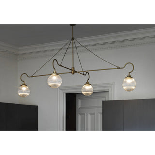 Vavenia Lustre Laiton Verre Moderne Minimaliste