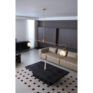 Vavenia Lustre Laiton Verre Moderne Minimaliste