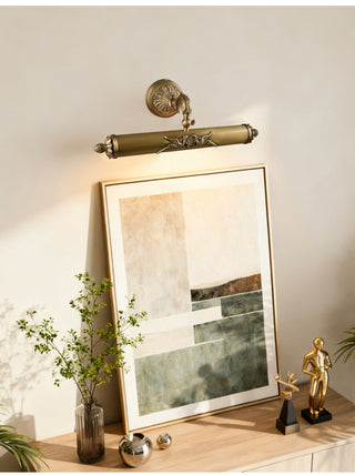 Florence Brass Wall Light-Neutral Decor
