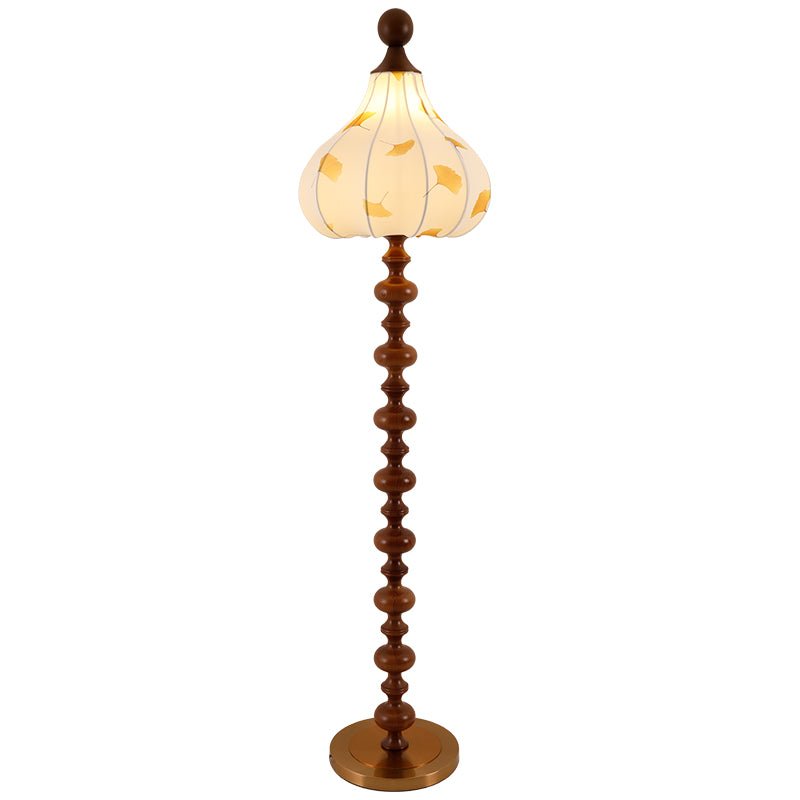 Gagell Bois Tissu Élégant Lampadaire
