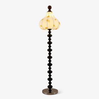 Gagell Bois Tissu Élégant Lampadaire