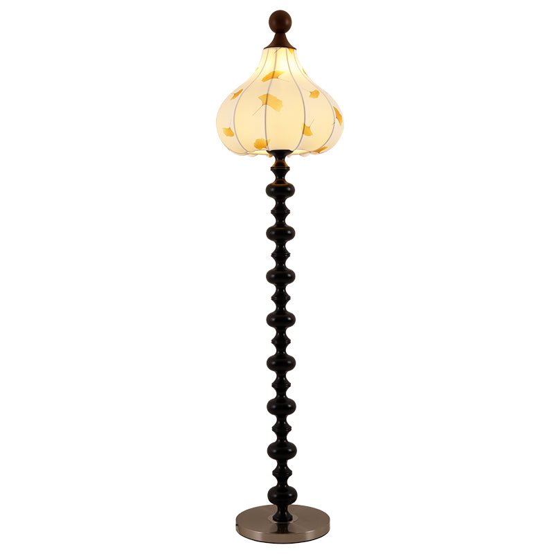 Gagell Bois Tissu Élégant Lampadaire