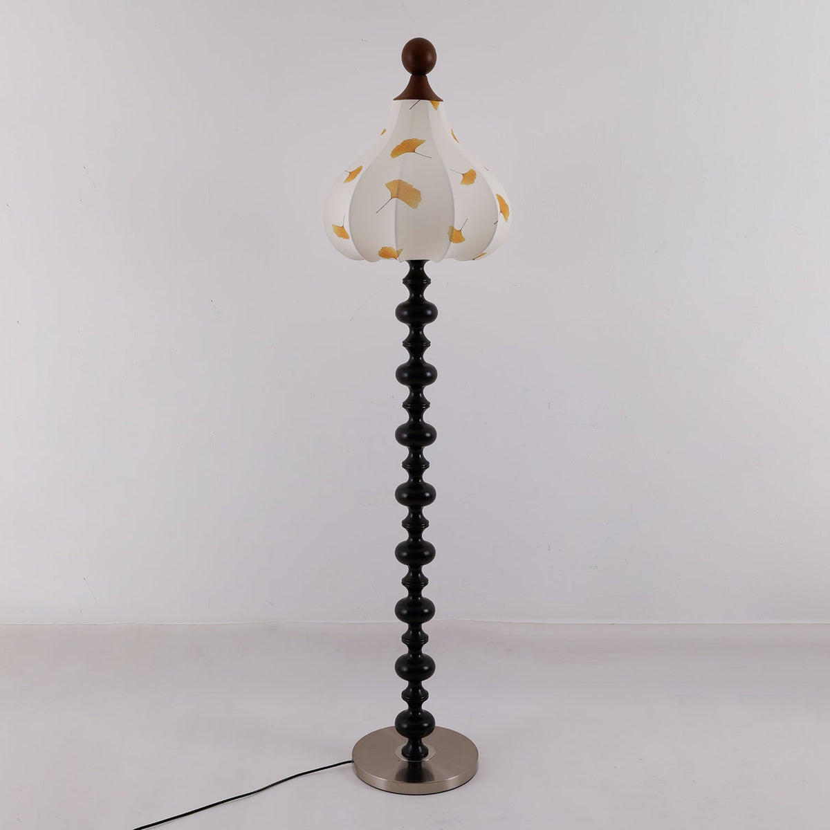 Gagell Bois Tissu Élégant Lampadaire