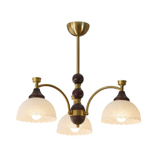 Vosolir Lustre en Bois Élégance Traditionnelle