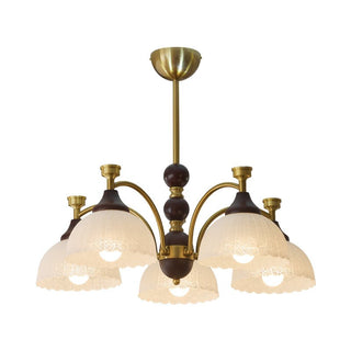 Vosolir Lustre en Bois Élégance Traditionnelle