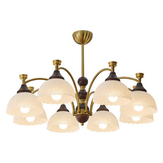 Vosolir Lustre en Bois Élégance Traditionnelle