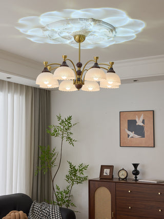 Vosolir Lustre en Bois Élégance Traditionnelle