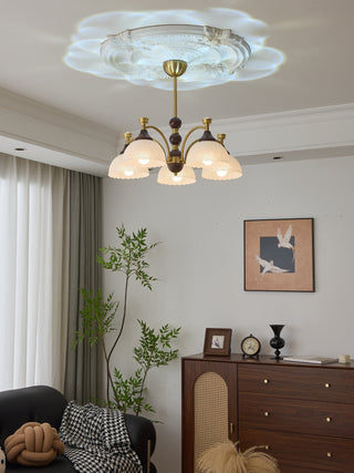 Vosolir Lustre en Bois Élégance Traditionnelle