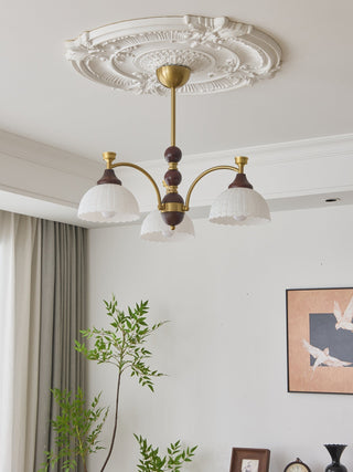 Vosolir Lustre en Bois Élégance Traditionnelle