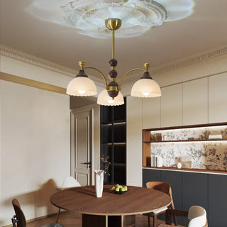 Vosolir Lustre en Bois Élégance Traditionnelle