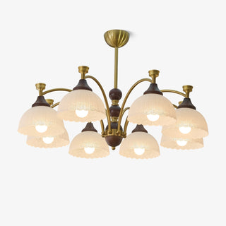 Vosolir Lustre en Bois Élégance Traditionnelle