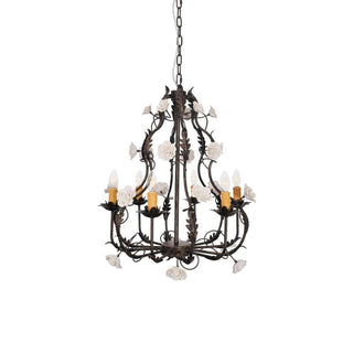 Araeyra Lustre Métal Céramique Rose Luxe Postmoderne
