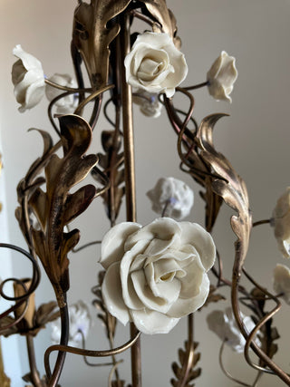 Araeyra Lustre Métal Céramique Rose Luxe Postmoderne