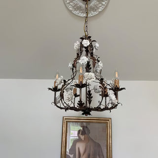 Araeyra Lustre Métal Céramique Rose Luxe Postmoderne