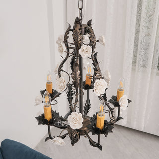 Araeyra Lustre Métal Céramique Rose Luxe Postmoderne