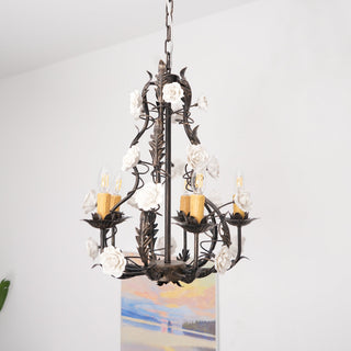 Araeyra Lustre Métal Céramique Rose Luxe Postmoderne