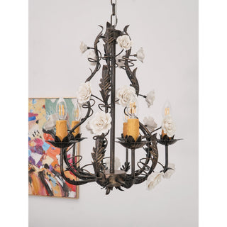 Araeyra Lustre Métal Céramique Rose Luxe Postmoderne