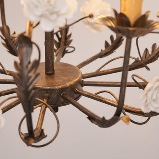 Araeyra Lustre Métal Céramique Rose Luxe Postmoderne