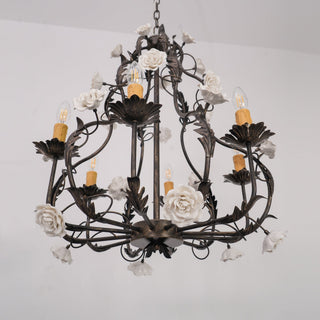 Araeyra Lustre Métal Céramique Rose Luxe Postmoderne
