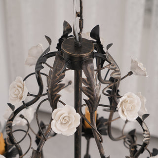 Araeyra Lustre Métal Céramique Rose Luxe Postmoderne