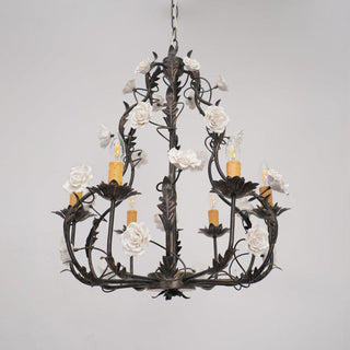 Araeyra Lustre Métal Céramique Rose Luxe Postmoderne