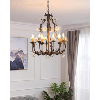 Araeyra Lustre Métal Céramique Rose Luxe Postmoderne