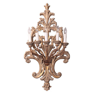 Ilzoror Applique Murale Bois Métal Vintage Industrielle