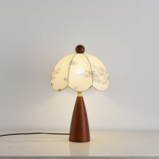 Ruby Vintage Table Lamp-Neutral Decor