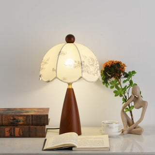 Ruby Vintage Table Lamp-Neutral Decor