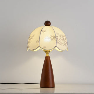 Ruby Vintage Table Lamp-Neutral Decor