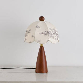 Ruby Vintage Table Lamp-Neutral Decor