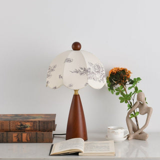 Ruby Vintage Table Lamp-Neutral Decor