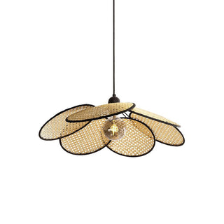 Ulrinel Lustre En Bambou Tissé à La Main Nordic