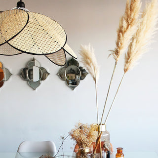 Ulrinel Lustre En Bambou Tissé à La Main Nordic