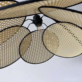 Ulrinel Lustre En Bambou Tissé à La Main Nordic