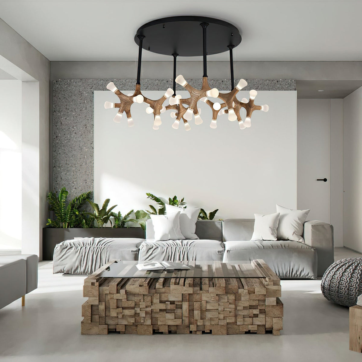Mynorila Suspension Bois Design Branche