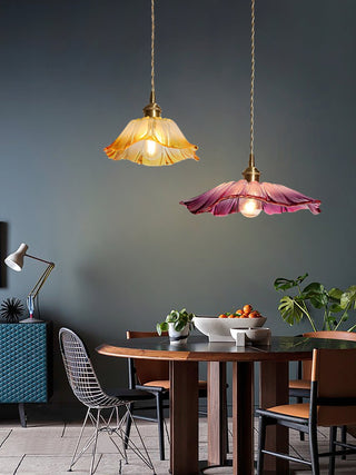 Aurvarira Suspension Art Laiton Verre Moderne Minimaliste