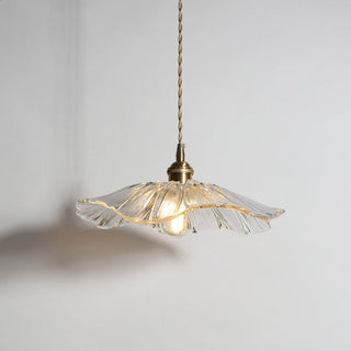 Aurvarira Suspension Art Laiton Verre Moderne Minimaliste