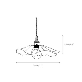 Aurvarira Suspension Art Laiton Verre Moderne Minimaliste