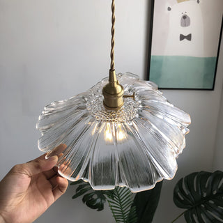Aurvarira Suspension Art Laiton Verre Moderne Minimaliste