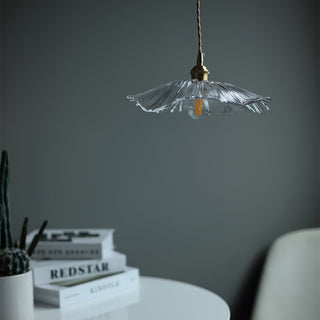 Aurvarira Suspension Art Laiton Verre Moderne Minimaliste