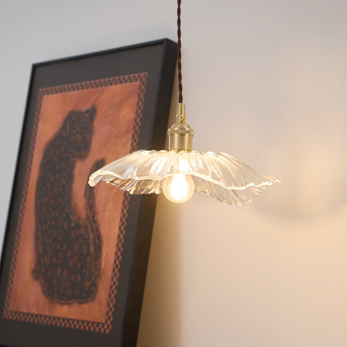 Zesorel Suspension Laiton Verre Créativité Individuelle