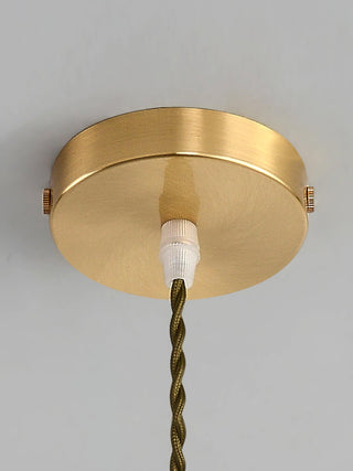 Utalira Suspension Moderne en Laiton et Verre