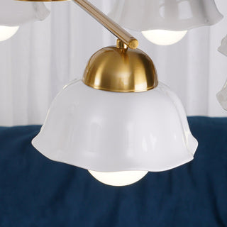 Zasila Nordic Art Flower Shade Ceramics Lustre