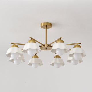 Zasila Nordic Art Flower Shade Ceramics Lustre