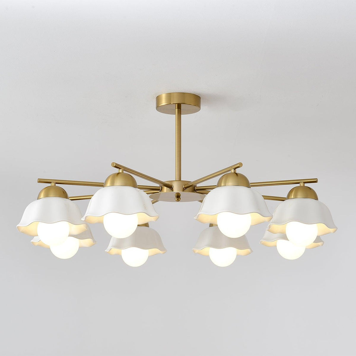Zasila Nordic Art Flower Shade Ceramics Lustre