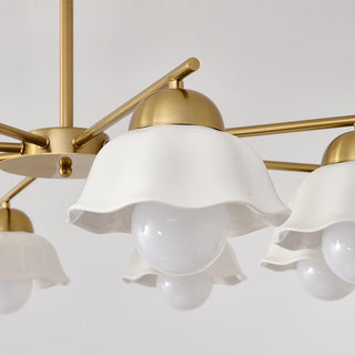Zasila Nordic Art Flower Shade Ceramics Lustre