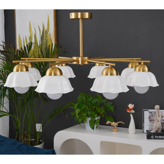 Zasila Nordic Art Flower Shade Ceramics Lustre